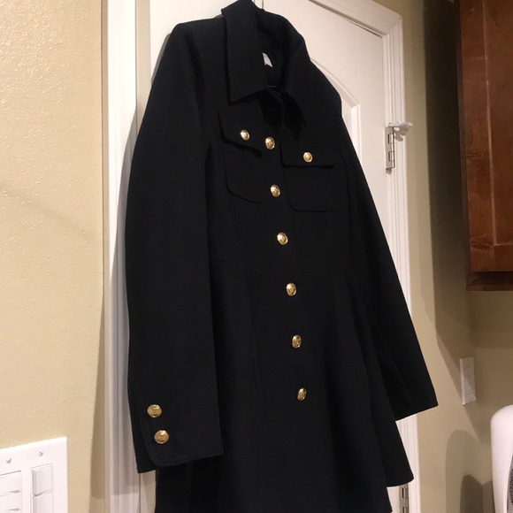 Laundry by Shelli Segal Military Wool Peacoat - Picture 2 of 8